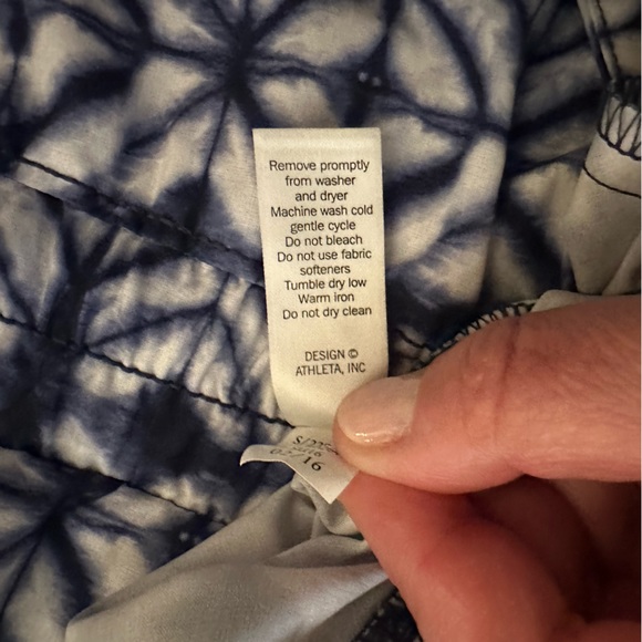 EUC Athleta Romper Blue Batik - Picture 5 of 8